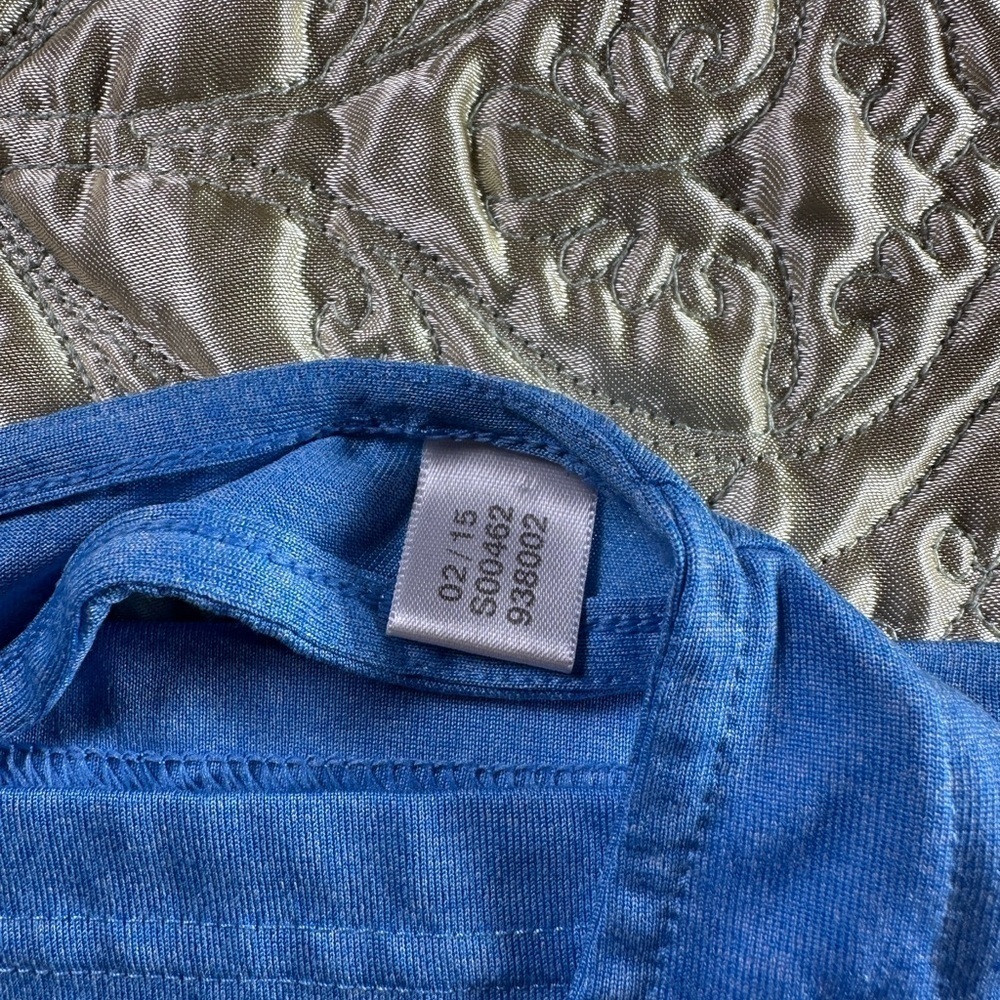 Adidas Blue Fitted Sleeveless Tank Top - Picture 5 of 8